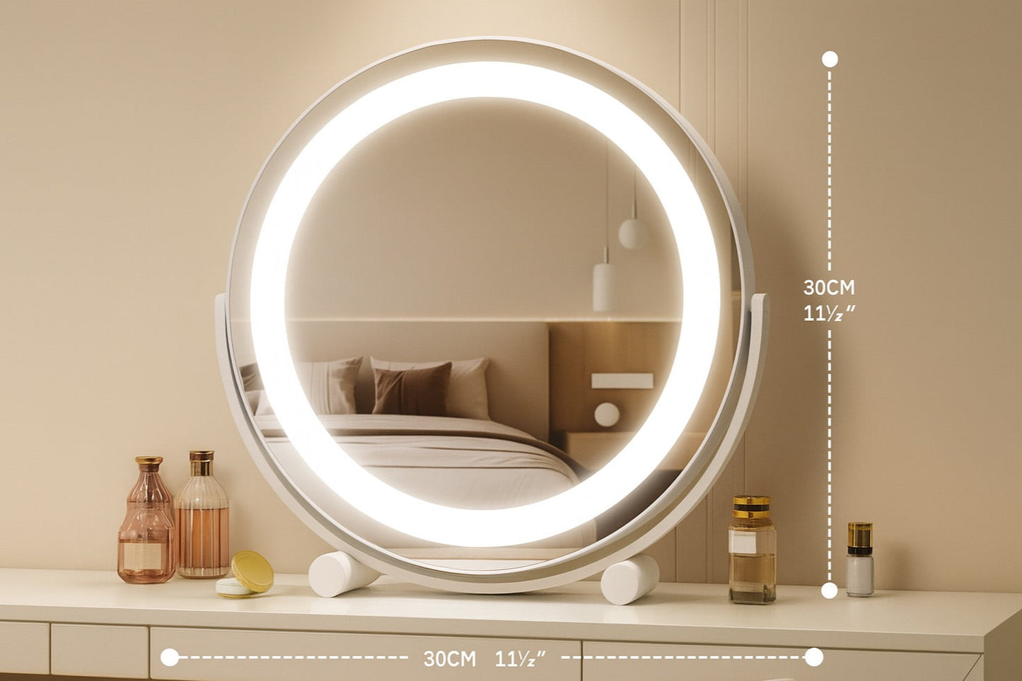 Round LED Vanity Mirror