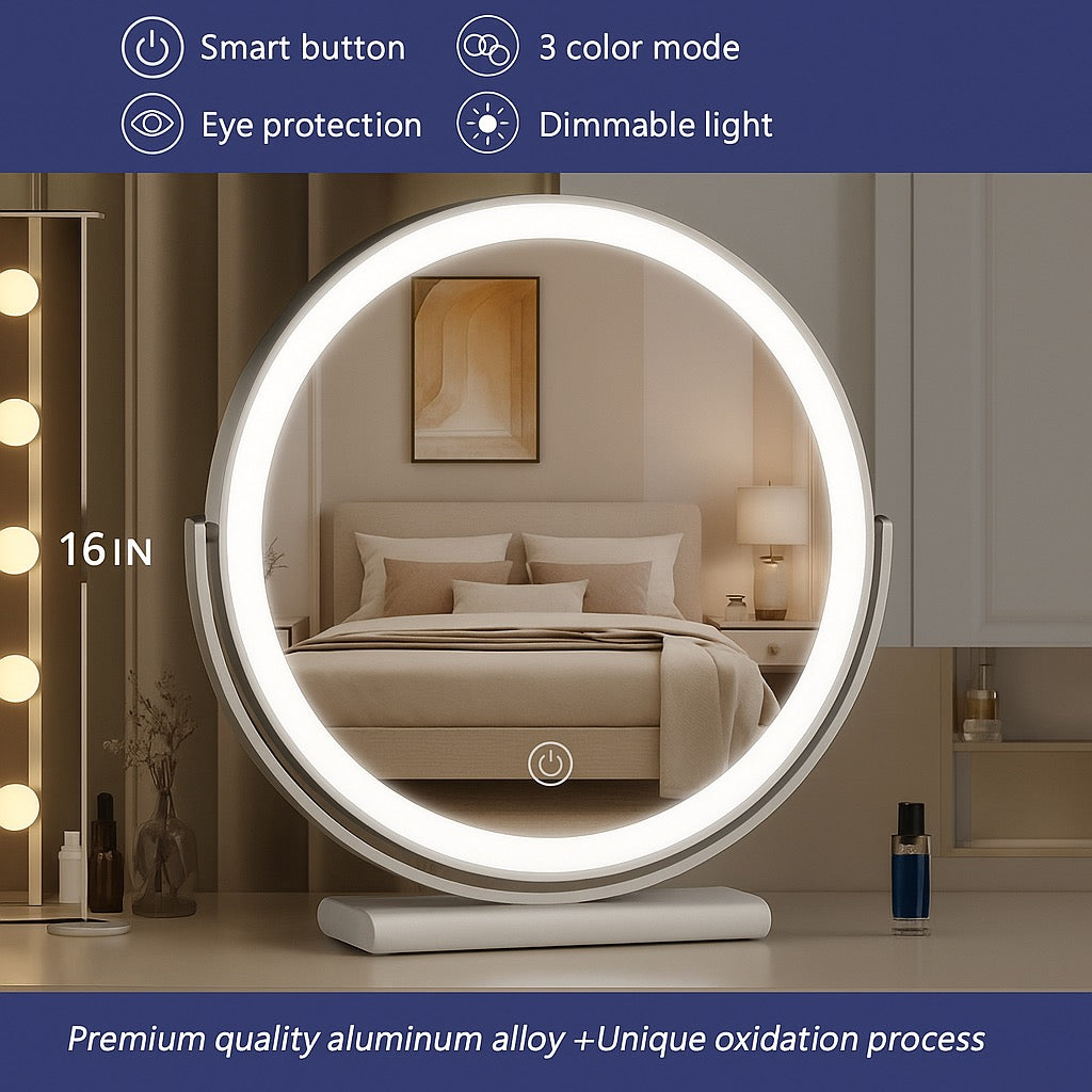 Round LED Vanity Mirror