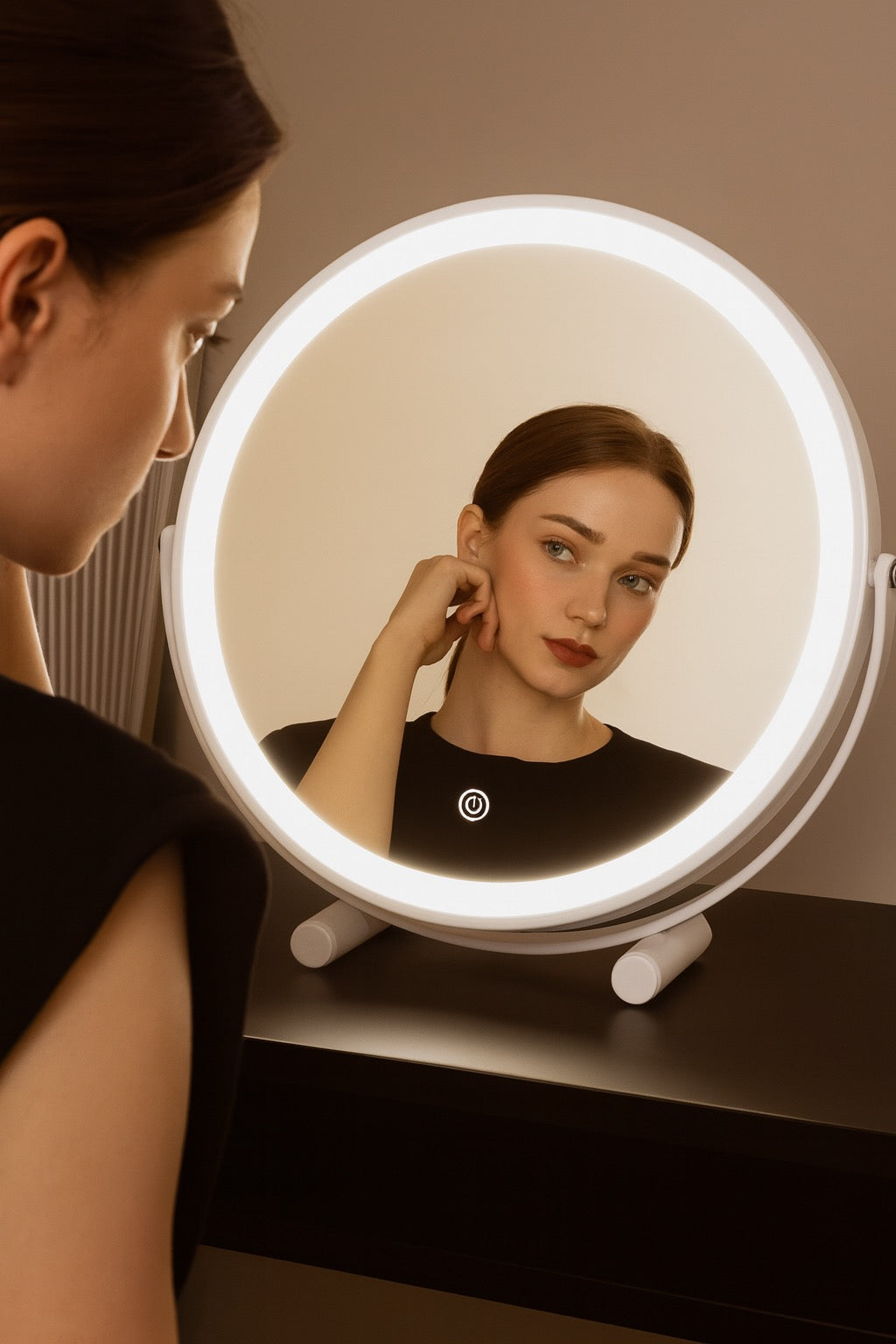Round LED Vanity Mirror